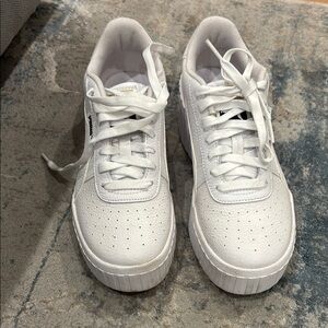 Puma White platform Sneakers